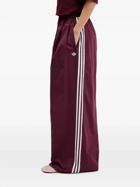 Бягане плетена тениска Adidas без ръкави червено