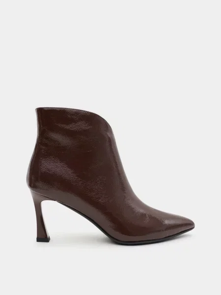 Ботильйони Blizzarini лакова натуральна шкіра коричневий