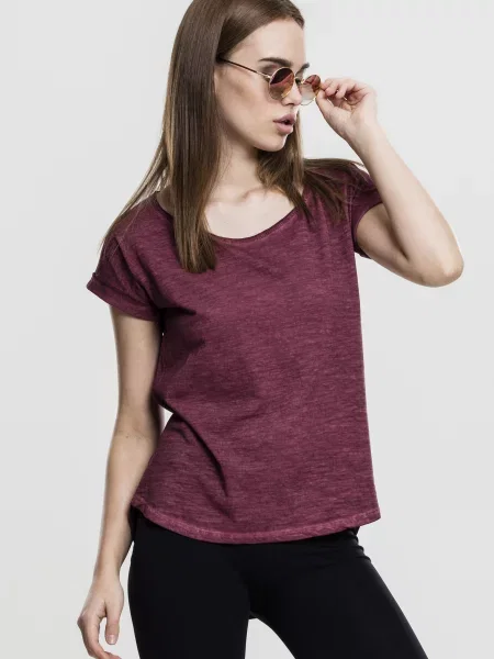 Urban Classics Póló burgundi vörös borvörös