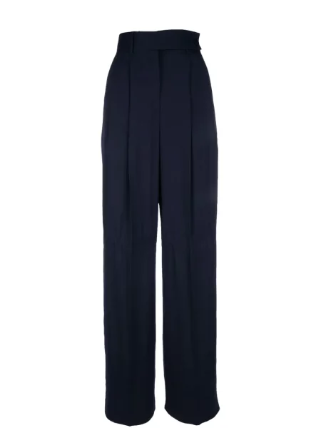 Pantaloni Alberta Ferretti plisate albastru