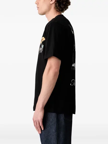 Tricou Filling Pieces cu imagine negru