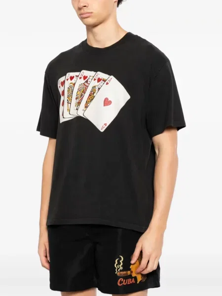 Grafic tricou Melt cu imagine negru