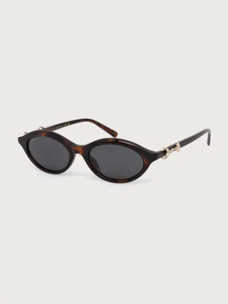 Gucci γυαλιά ηλίου cat-eye γυναικεία καφέ
