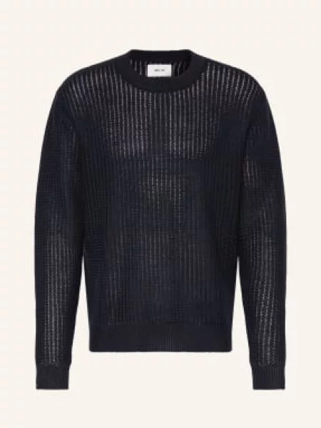 Sweter Z Lnu Tim blau granatowy