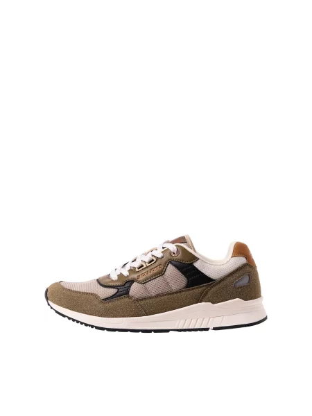 JACK & JONES Tenisky JFWJUPITER béžová / zelená černá