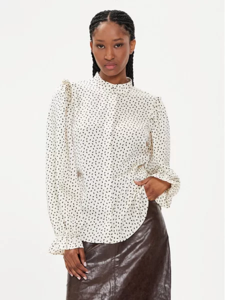 Bruuns Bazaar Blúzka Acacia Fria Écru