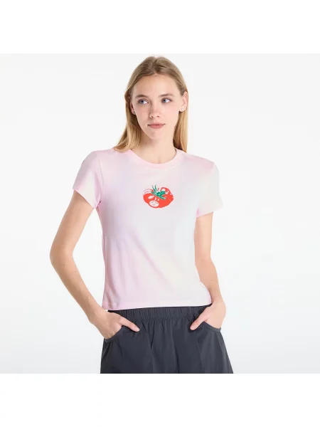 Тениска Nike Sportswear Chill Knit Slim Cropped T-Shirt Pink Foam L розово