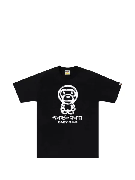Tricou A Bathing Ape® cu imagine negru