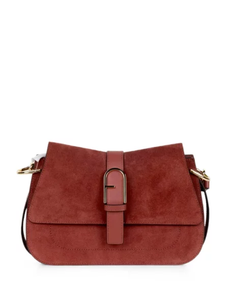 Geantă Furla din piele roșu