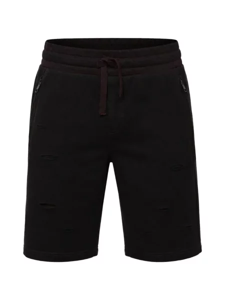 Pantaloni scurți Dolce & Gabbana zdrențuiți cu cordon maro