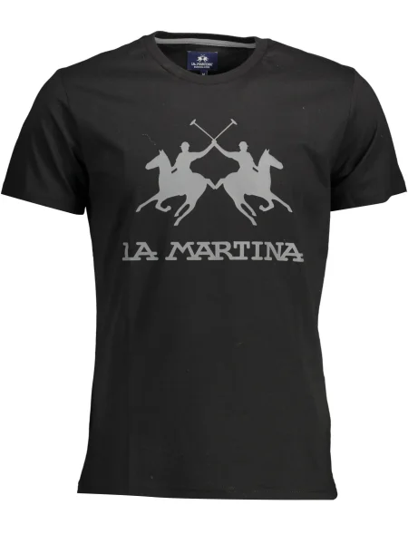 Tricou La Martina scurt negru