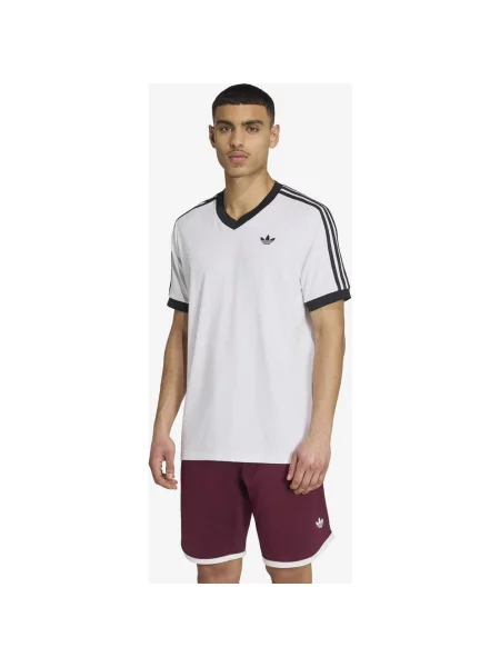 Koszulka damska adidas Classics z krótkim rękawem biało czarna S biała