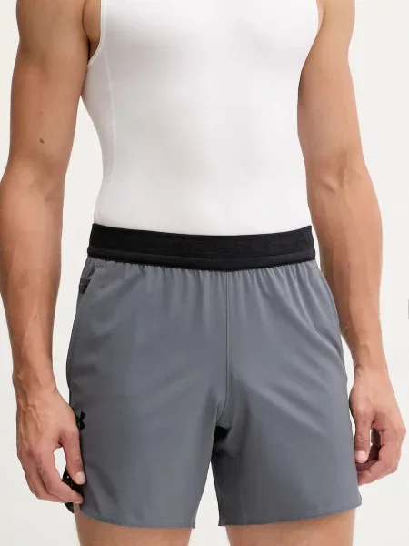 Under Armour Tréninkové šortky Peak šedé