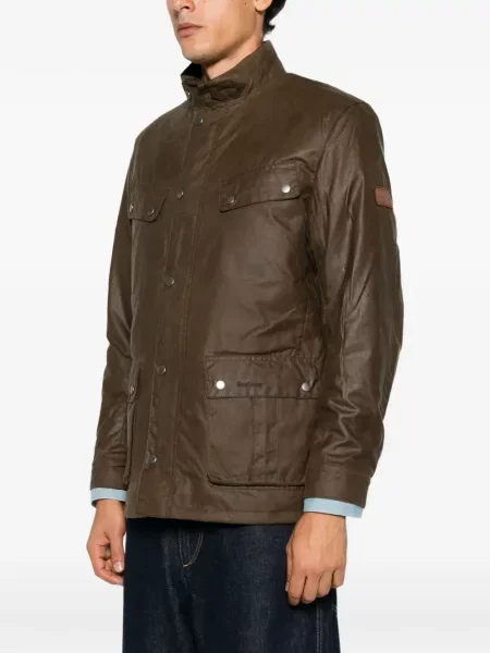 Geacă Barbour cu broderie maro