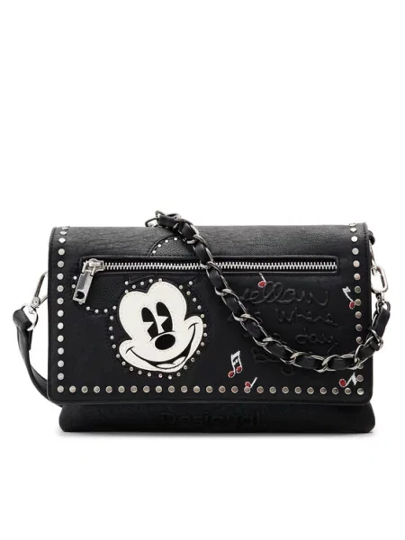 Crossbody torbica Desigual črna