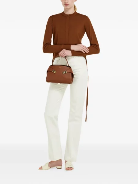 Geantă Ferragamo maro