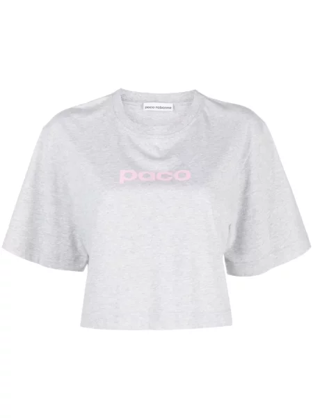 Cropp tricou Paco Rabanne cu imagine gri