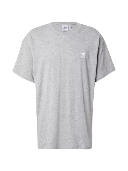 ADIDAS ORIGINALS Póló Trefoil Essentials szürke fehér