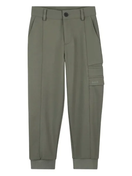 Spodnie cargo dziecięce Bosswear zielone