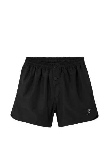 Slip de baie Jacquemus cu broderie negru