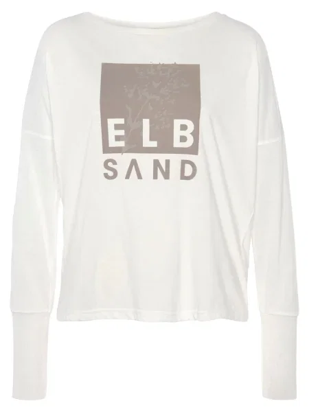 Elbsand Majica chamois / biserno bela