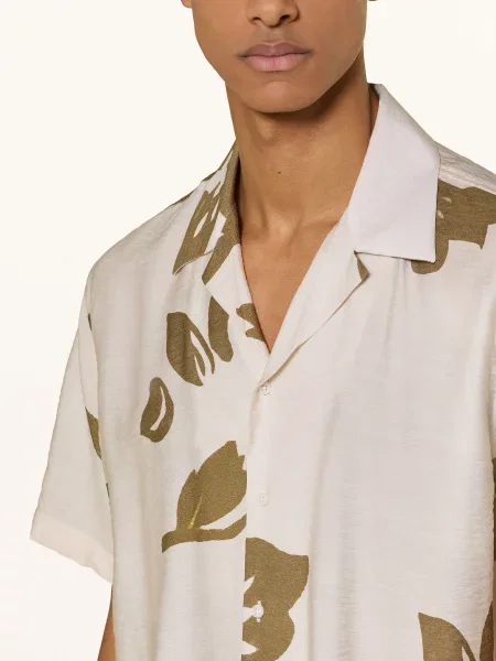 I'm Brian Resortová Košile Comfort Fit krémová khaki