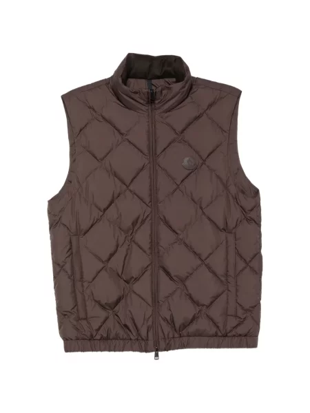 Matlasat vestă Moncler maro
