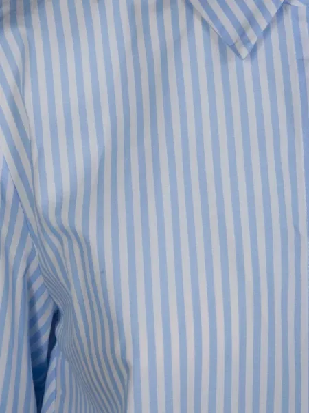 Długa koszula Robert Friedman w paski niebieska