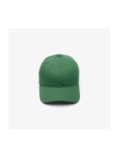 Șapcă Lacoste din țesătură twill verde