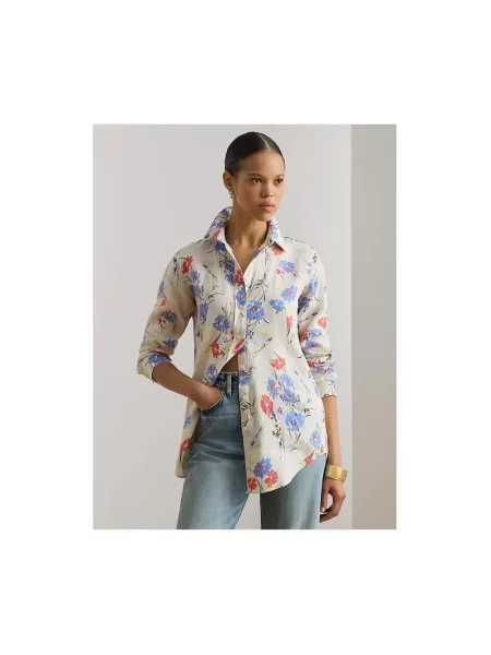 Ralph Lauren Bluzki i koszule Kobieta L Košulja Lauren Ralph Lauren biały