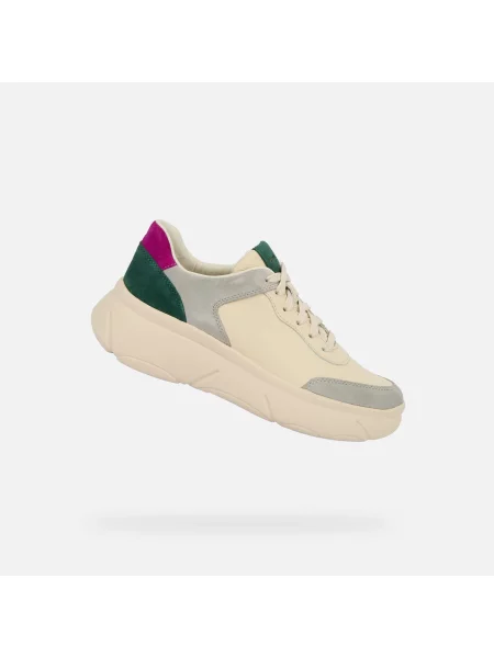 Sneakerși Geox gri