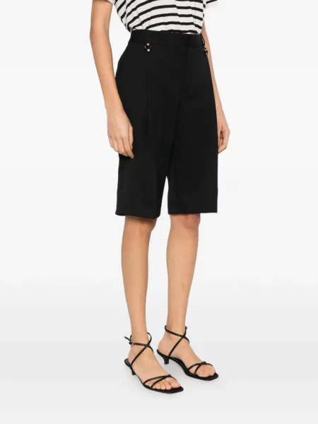 Pantaloni scurți Elisabetta Franchi negru
