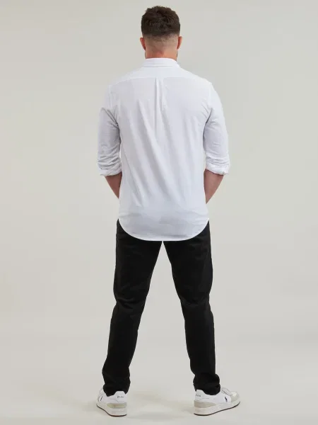Polo Polo Ralph Lauren cu broderie alb