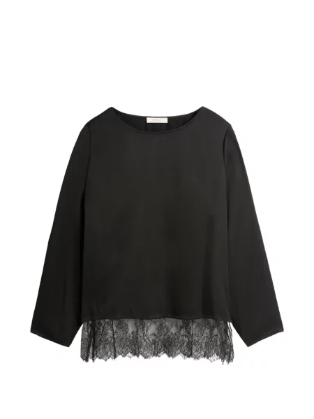 Bluză Slowear din satin negru