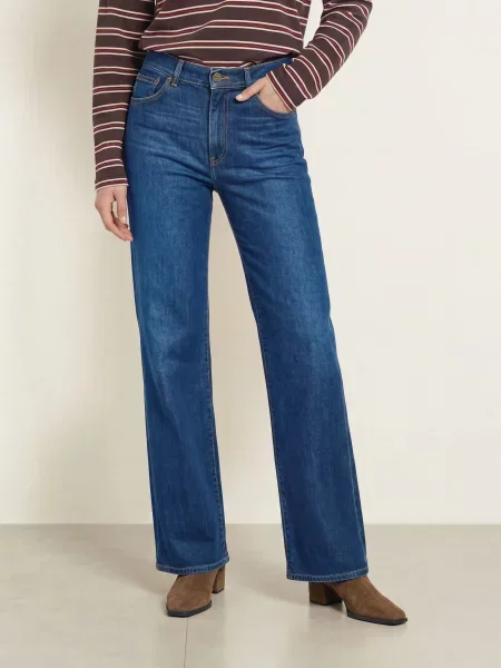 Dondup Jeansy Flared Amber blau