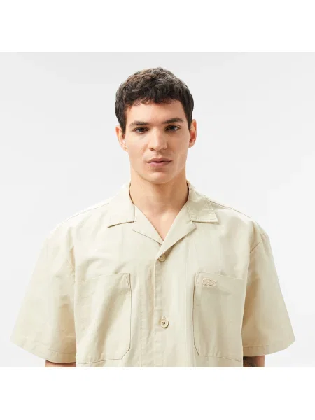 Рубашка Lacoste бежевая