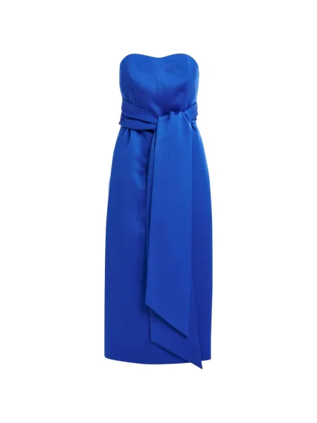 Rochie midi Essentiel Antwerp până la genunchi de costum albastru