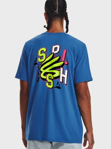 Спортивная футболка Under Armour голубая