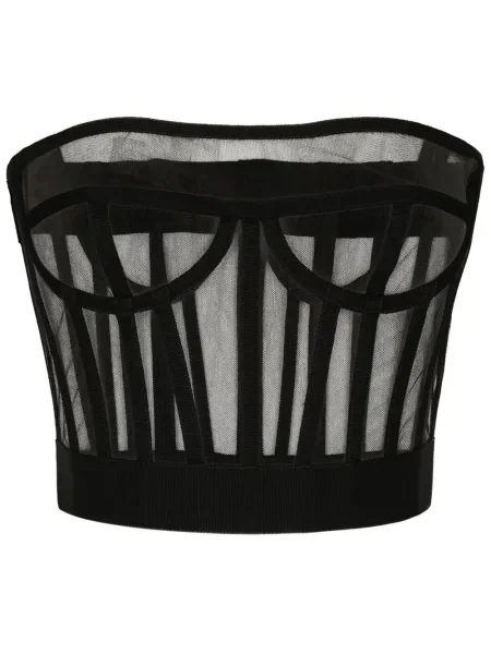 Podkoszulka Dolce And Gabbana o krotszym kroju czarna