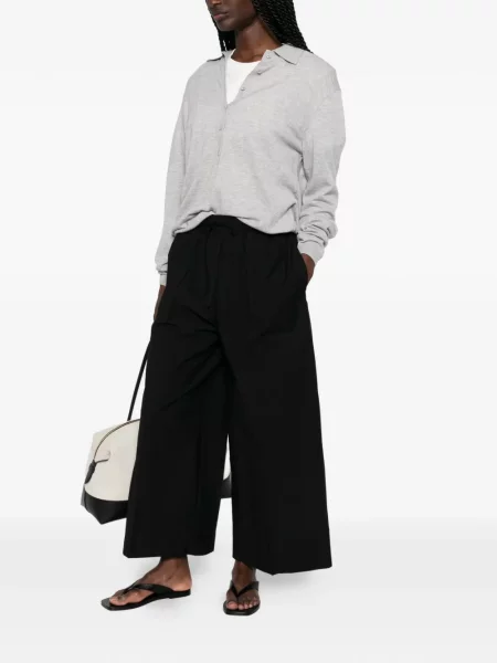 Pantaloni Toteme cu cordon negru