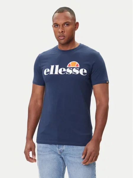 Ellesse Tricou Sl Prado Bleumarin Regular Fit alb