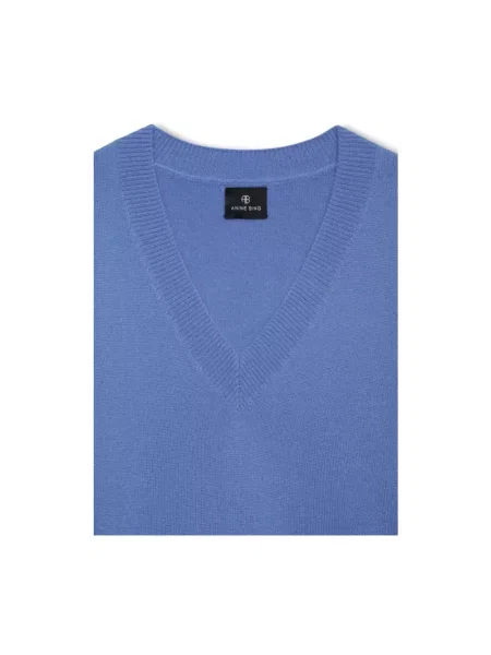Sweter Anine Bing z kaszmiru niebieski