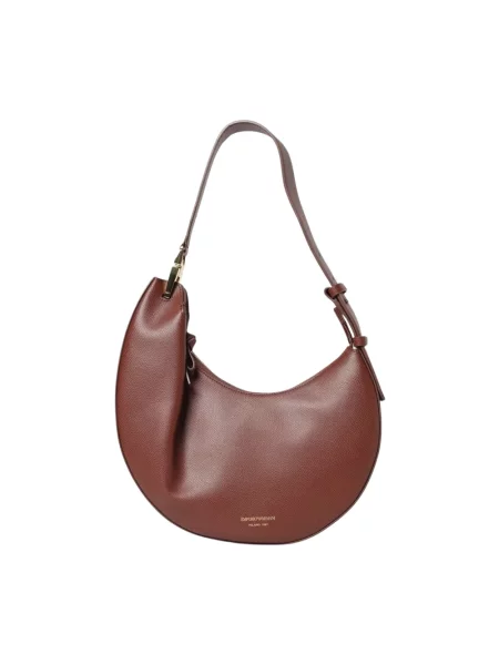 Torebka Emporio Armani skórzana brązowa