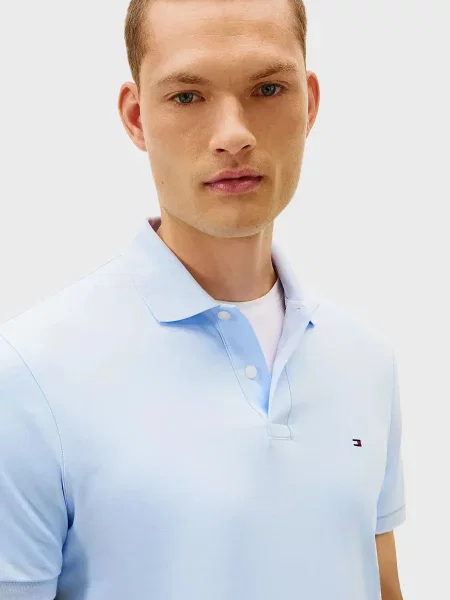 Поло Tommy Hilfiger голубое