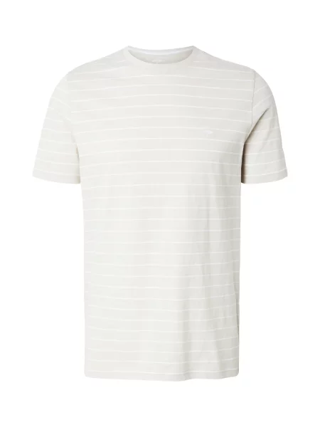 FYNCH-HATTON Tricou grej alb