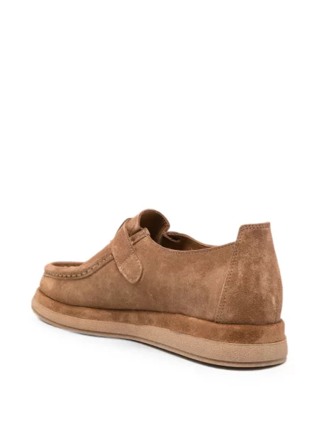 Szarvasbőr csatos loafer Sergio Moretti Firenze barna