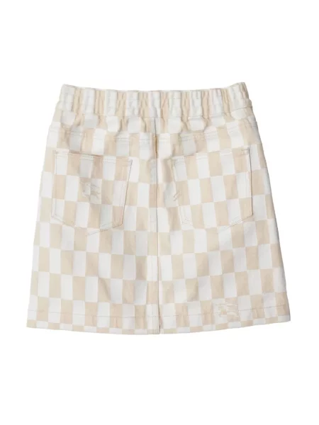 Spódnica mini dziecięca Burberry biała