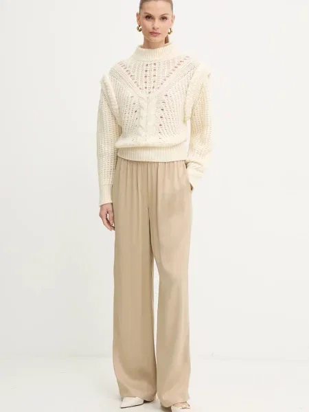 Светр із додаванням вовни BOSS Orange C_Fasta помаранчевий