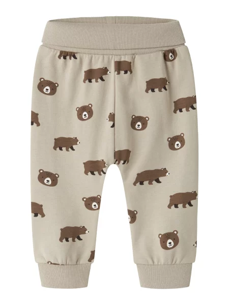 NAME IT Pantaloni NBMVIMMER nisipiu / ciocolatiu / negru alb