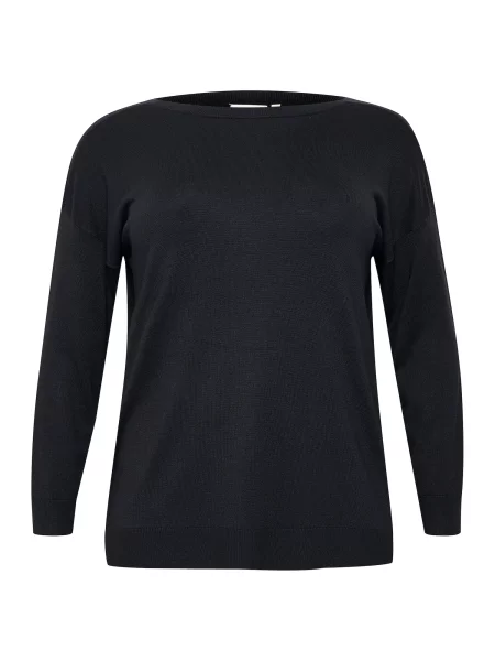 KAFFE CURVE Svetr Malanu tmavě modrá